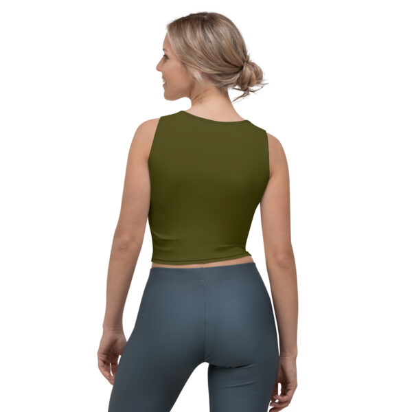 Crop Top Dark Olive - Image 2