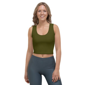 Crop Top Dark Olive