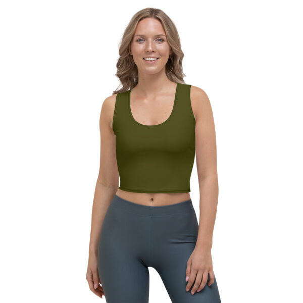 Crop Top Dark Olive