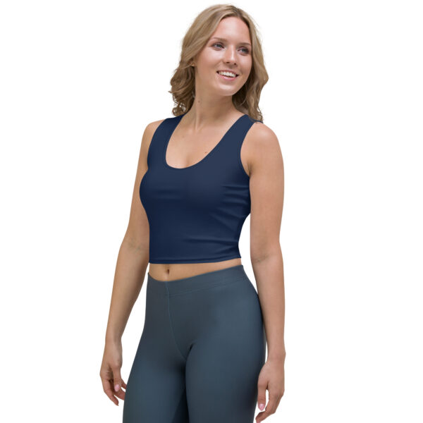 Crop Top Navy Blue - Image 3