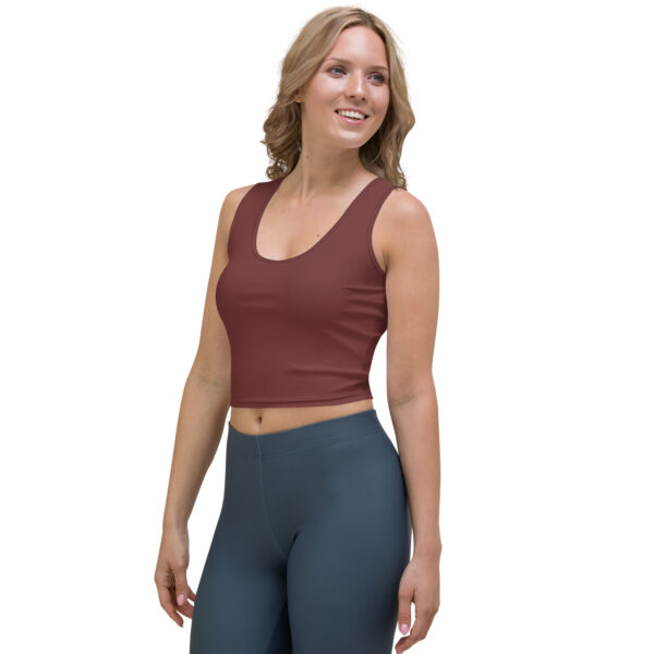 Crop Top Burgundy - Image 3