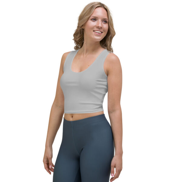 Crop Top Light Gray - Image 3