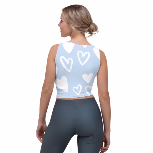 Crop Top Design Pattens Blue - Image 2