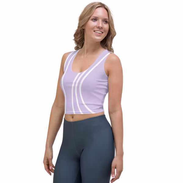 Crop Top Design Lavender - Image 3