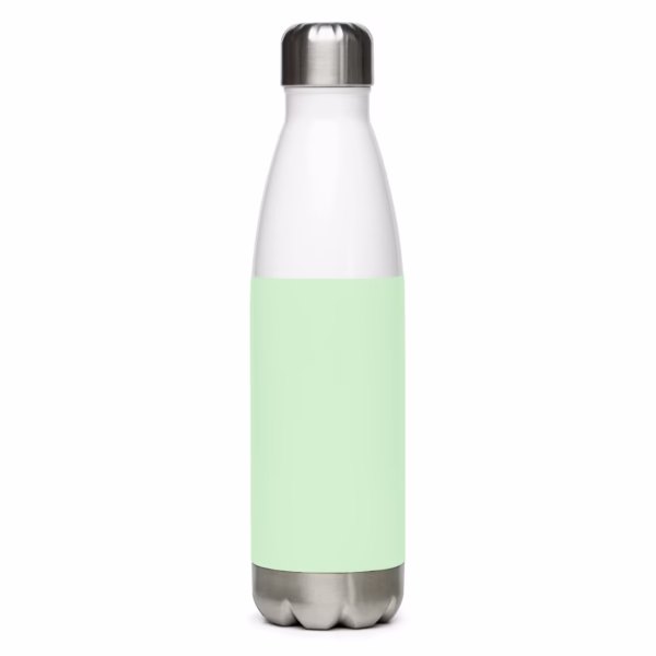 Stainless Steel Water Bottle Light Green - Image 4