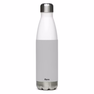 Stainless Steel Water Bottle Light Gray