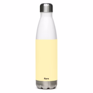 Stainless Steel Water Bottle Light Yellow