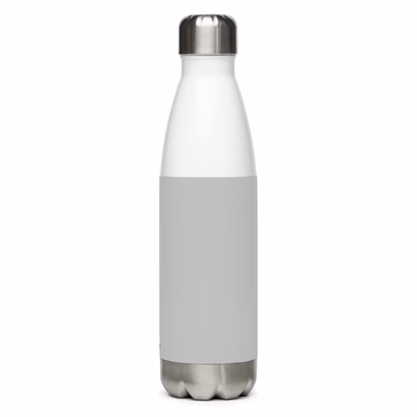 Stainless Steel Water Bottle Light Gray - Image 3