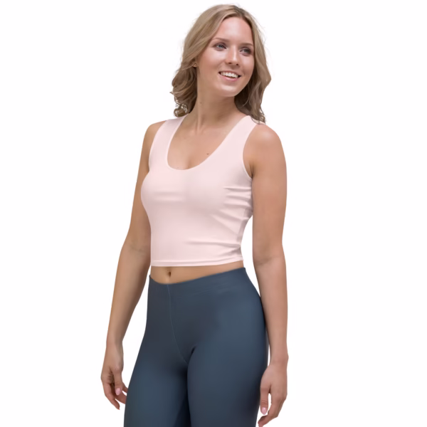 Crop Top Misty Rose - Image 3