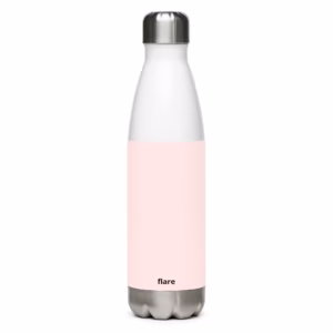 Stainless Steel Water Bottle Misty Rose